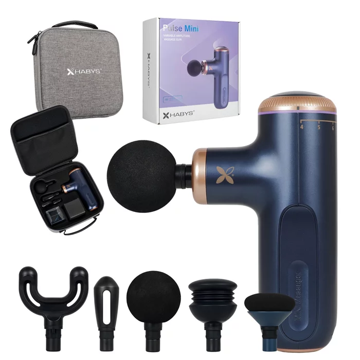 Pistolet do masażu - Pulse Mini (Blue Navy)