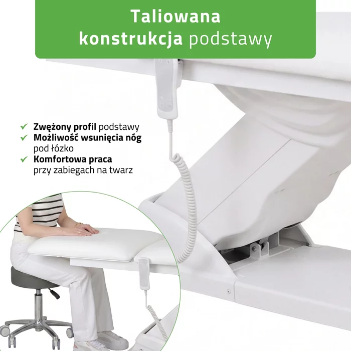 Łóżko elektryczne kosmetyczne Camilla ERGO 2