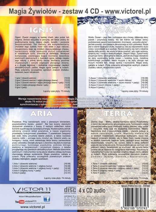 Magia żywiołów - zestaw 4 CD