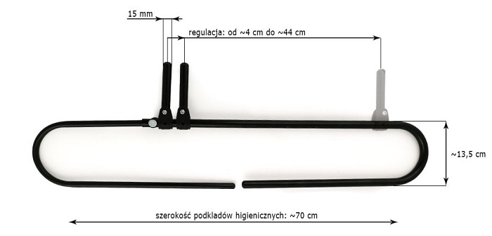 Wieszak na podkłady higieniczne