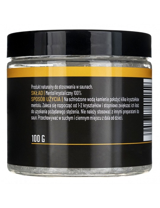 Mentol Krystaliczny - Kryształki do sauny lub do kąpieli (100 g.)