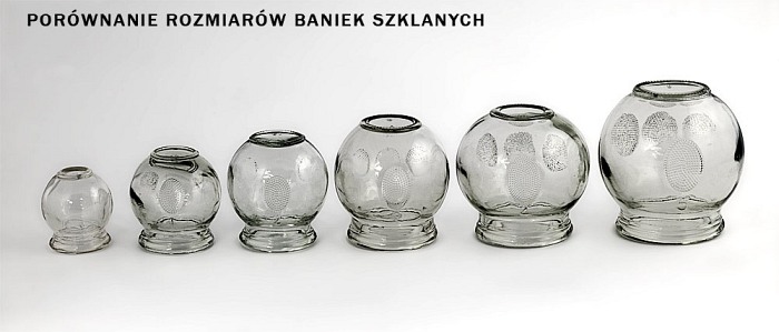 Bańka szklana do masażu Φ45 mm