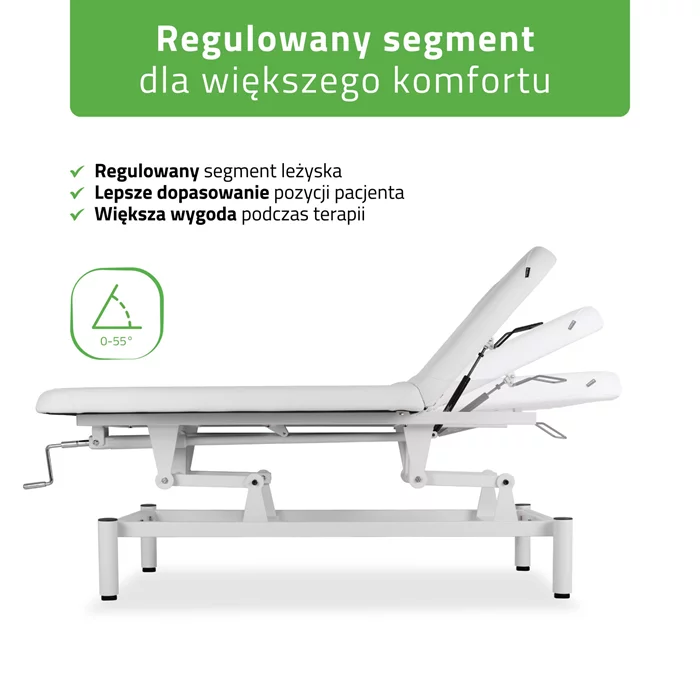 Stacjonarny stół do masażu - VIGO 2 (biały)