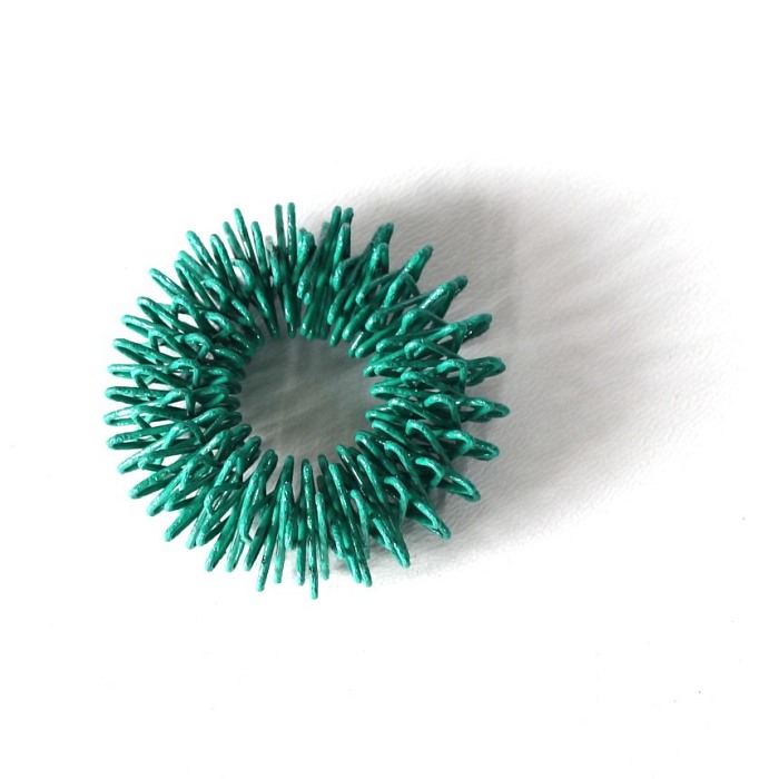 Elastyczny, metalowy pierścień do masażu Su Dżok (27 mm) 