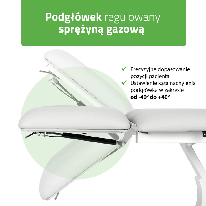 Stół FORTIS 2 ERGO rama sterująca/szaro-biały