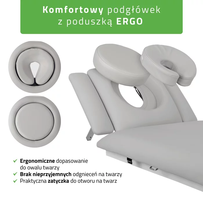 Stół FORTIS 5 ERGO rama sterująca/szaro-biały