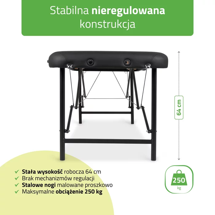 Stół rehabilitacyjny składany - RICO (70 cm)