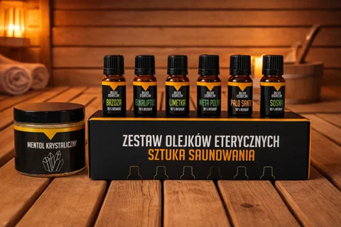 Jak używać olejków w saunie, żeby naprawdę działały? Ile kropli, jak stosować i kiedy dodać mentol
