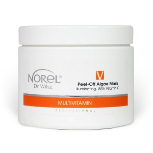 Maska algowa plastyczna rozjaśniająca z witaminą C - Norel Face Algae Mask