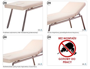 Leżanka kosmetyczna, do masażu - Mov LUNA P1