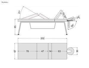 Leżanka do masażu Mov - LUNA M2