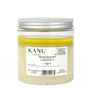 Peeling solny do ciała LIMONKA z ALGAMI (1kg)