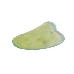 Jadeitowa płytka Gua Sha w kształcie serca