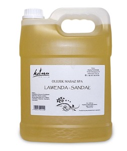 Olejek do masażu LAWENDA i SANDAŁ (5 litrów) - Kanu Nature
