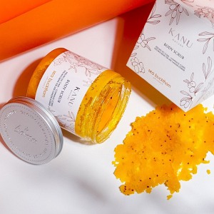 Peeling solno-olejowy z olejem z rokitnika (350 g)