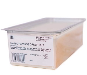 Masło do masażu GREJPFRUT (800g) - Kanu