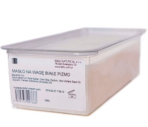 Masło do masażu - BIAŁE PIŻMO 800g - Kanu
