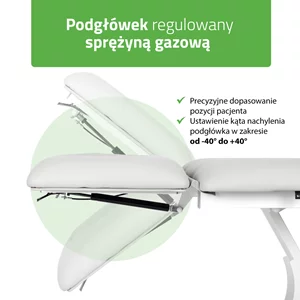 Stół FORTIS 2 ERGO rama sterująca/szaro-biały