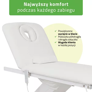 Łóżko elektryczne kosmetyczne Camilla ERGO 2