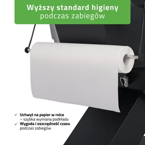 Fotel kosmetyczny Selia PRO 4 - czarny