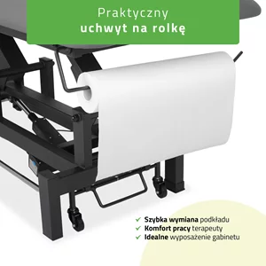Stół FORTIS 4 ERGO rama sterująca/szaroczarny
