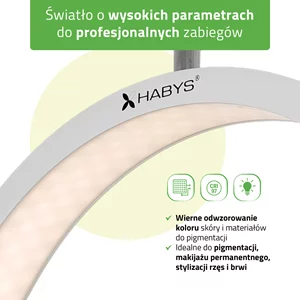Lampa do gabinetu kosmetycznego VENA - biała