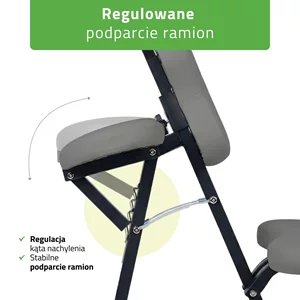 Krzesło do masażu - Flexo (szare)
