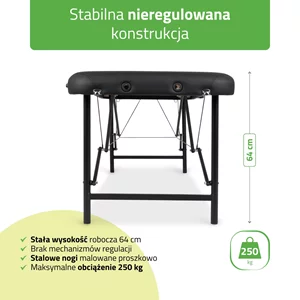 Stół rehabilitacyjny składany - RICO (70 cm)